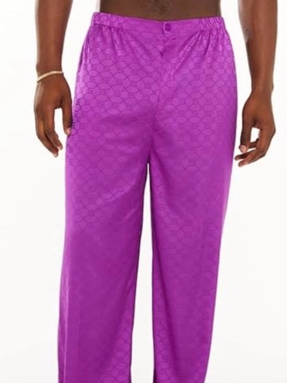 Purple Satin Lounge Pants
